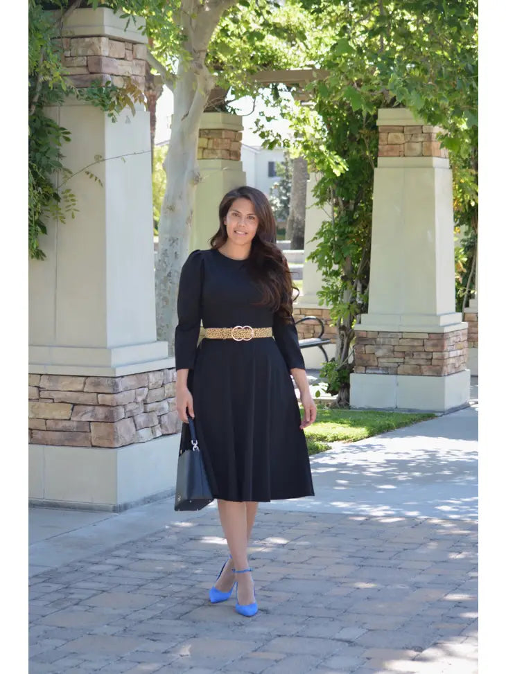 Puff Sleeve Capri Dress