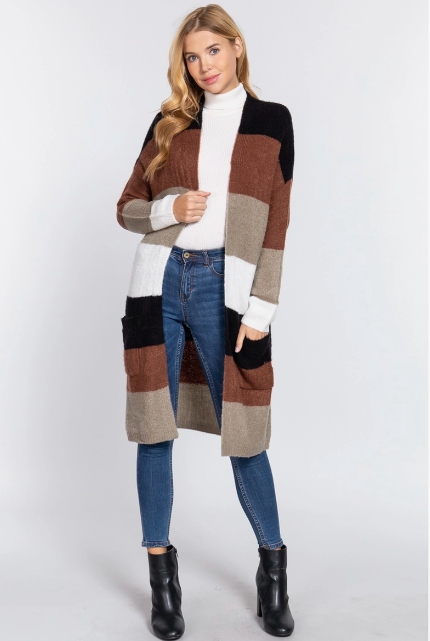 Colorblock Cardigan
