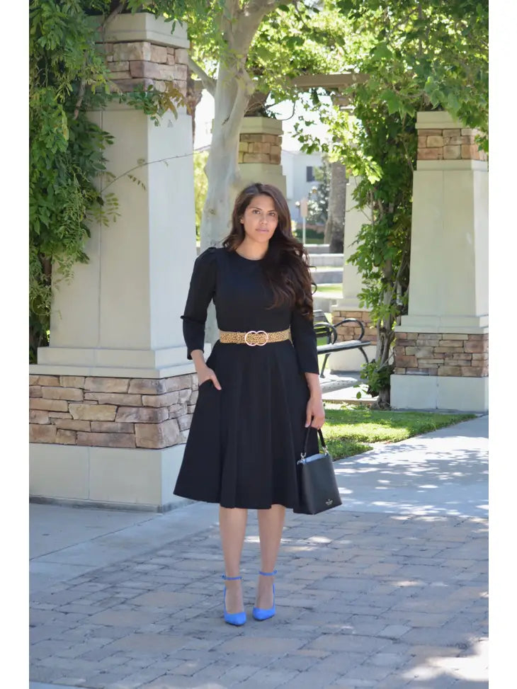 Puff Sleeve Capri Dress