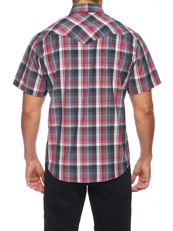 Men's Short Sleeve Button Up