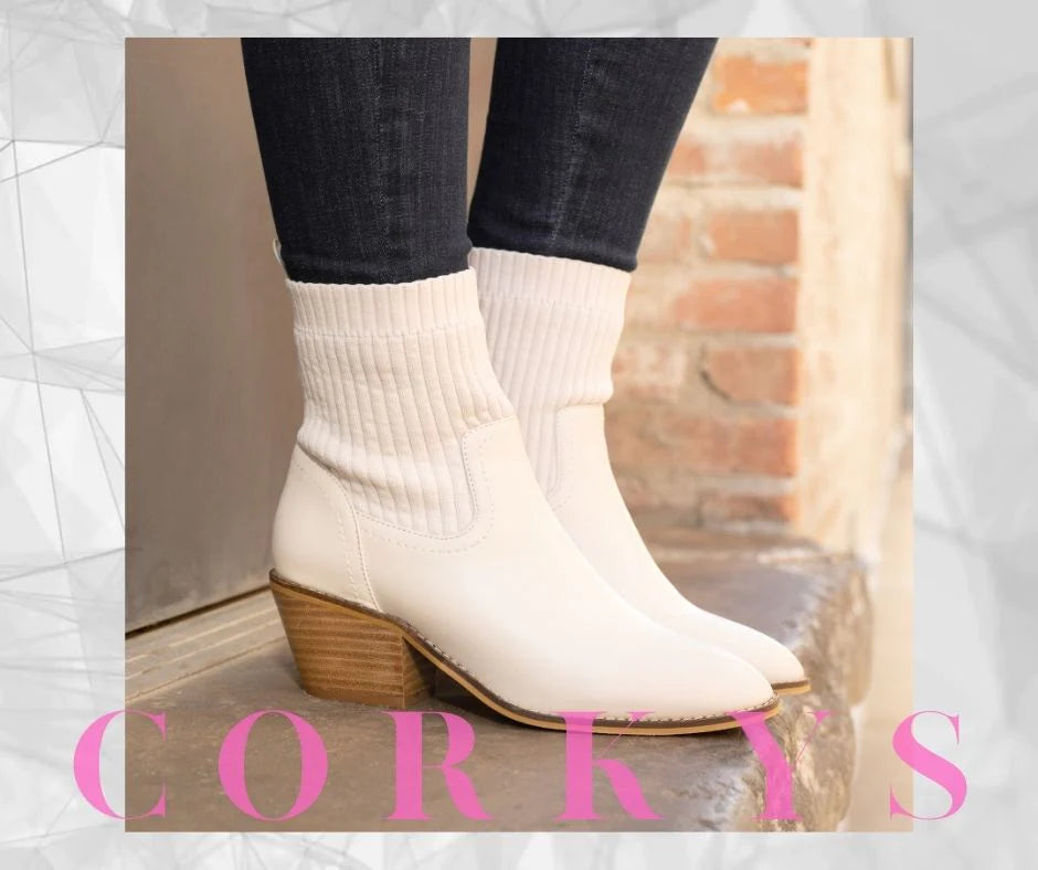 Corky’s Crackling Boot in Ivory