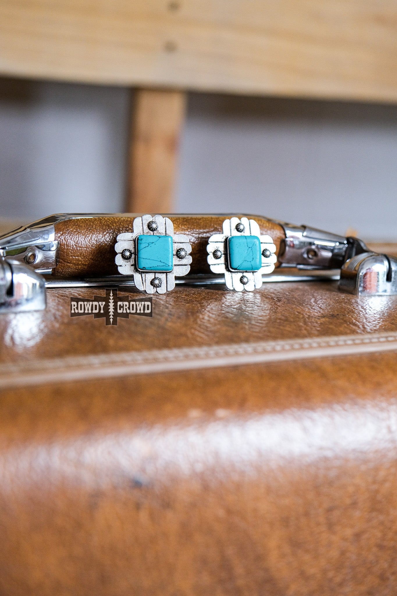 Western Accessories, Western Jewelry, Earrings for Women, Southwestern Jewelry, Western Jewelry Wholesale, Cowgirl Jewelry, Western Wholesale, Wholesale Accessories, Wholesale Jewelry, silver stamped earrings, western stud earrings, western boho earrings, western earrings, stud earrings, western concho earrings, concho stud earrings, turquoise concho earrings, turquoise stud earrings