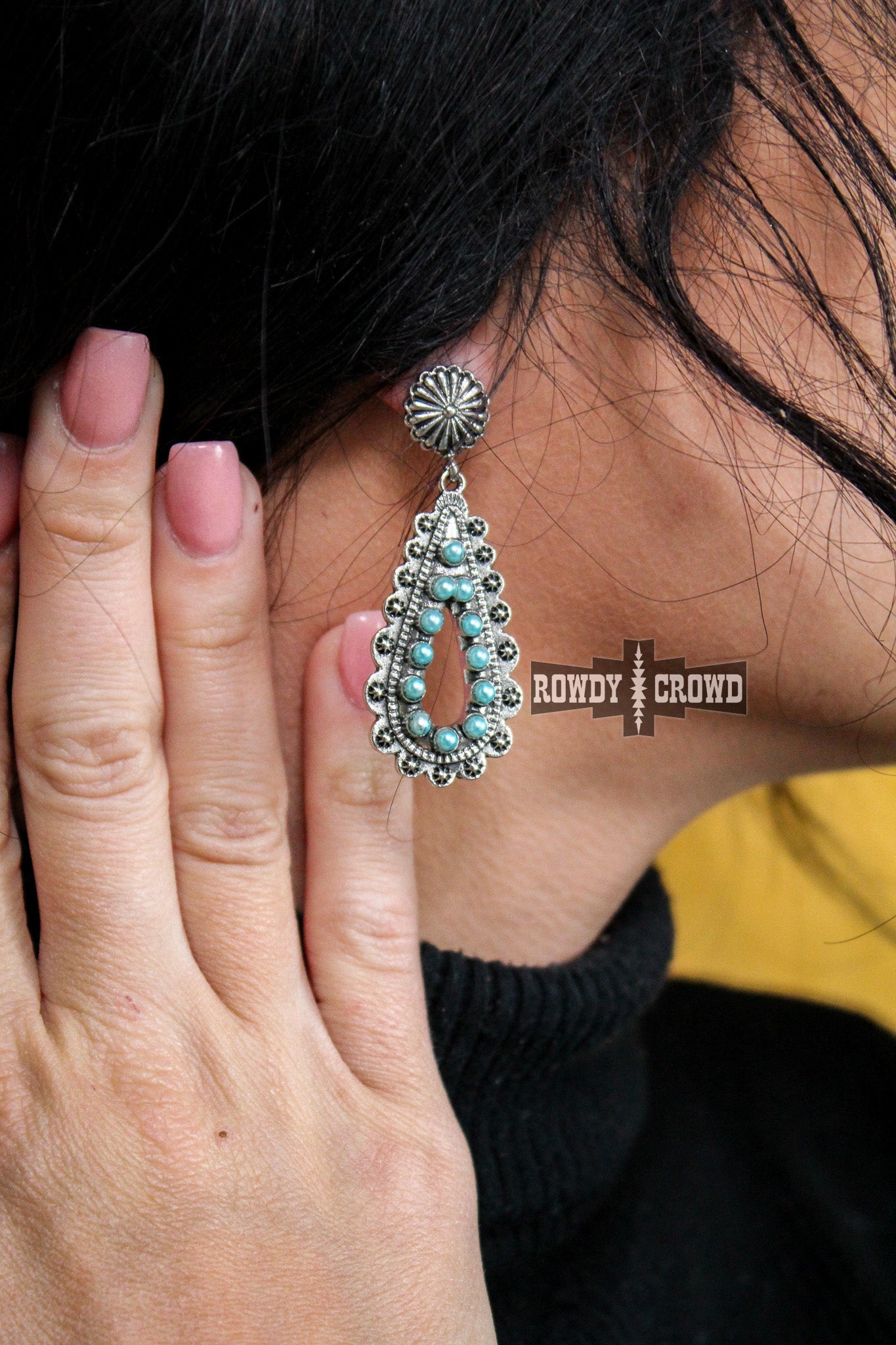 Western Accessories, Western Jewelry, Earrings for Women, Southwestern Jewelry, Western Jewelry Wholesale, Cowgirl Jewelry, Western Wholesale, Wholesale Accessories, Wholesale Jewelry, western boho earrings, silver and turquoise earrings, turquoise stone earrings, turquoise western earrings, turquoise jewelry, turquoise earrings, western earrings, concho earring