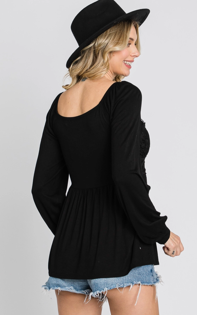 Knit Lace Top
