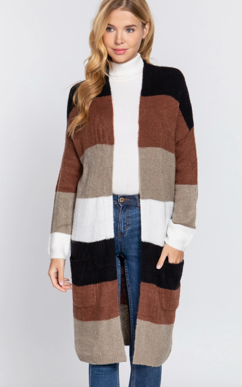 Colorblock Cardigan