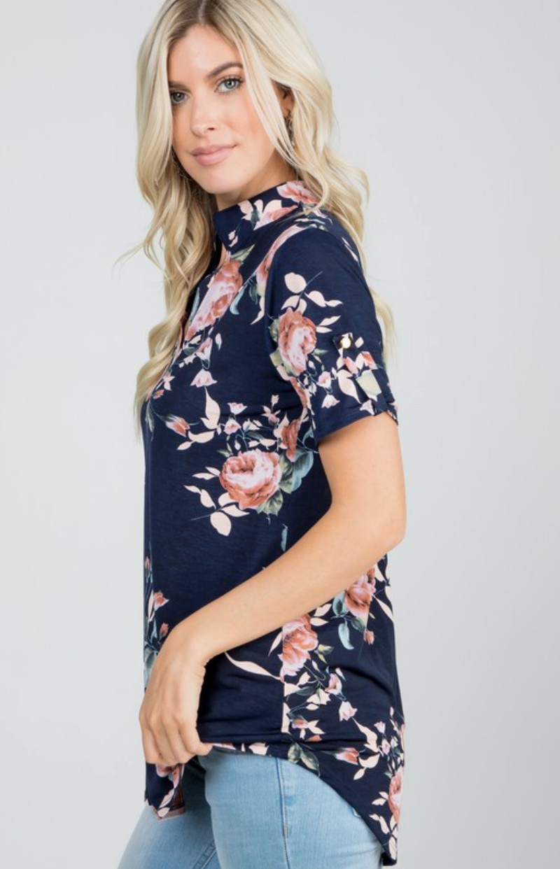 Floral Short Sleeve