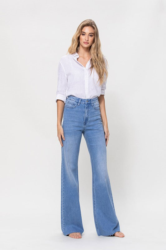 SUPER HIGH RISE WIDE LEG JEAN