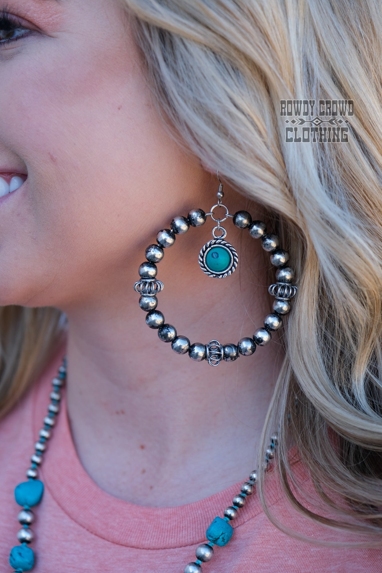  Western Accessories, Western Jewelry, Earrings for Women, Southwestern Jewelry, Western Jewelry Wholesale, Cowgirl Jewelry, Western Wholesale, Wholesale Accessories, Wholesale Jewelry, womens western earrings, turquoise hoop earrings, western boho earrings, western hoop earrings
