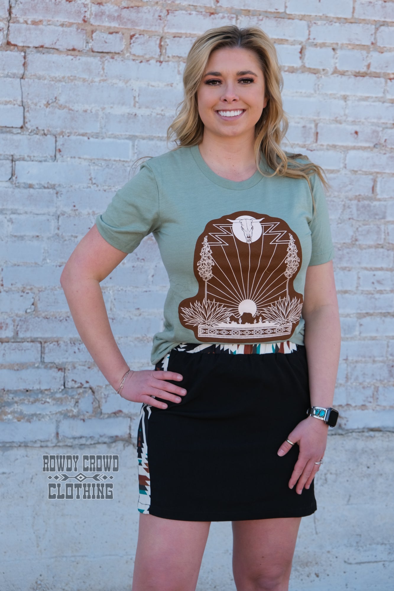 Western Graphic Tee, Western Apparel, Western Wholesale, Western Boutique, Wholesale Clothing, Desert Scene Graphic Tee, Desert Graphic Tee