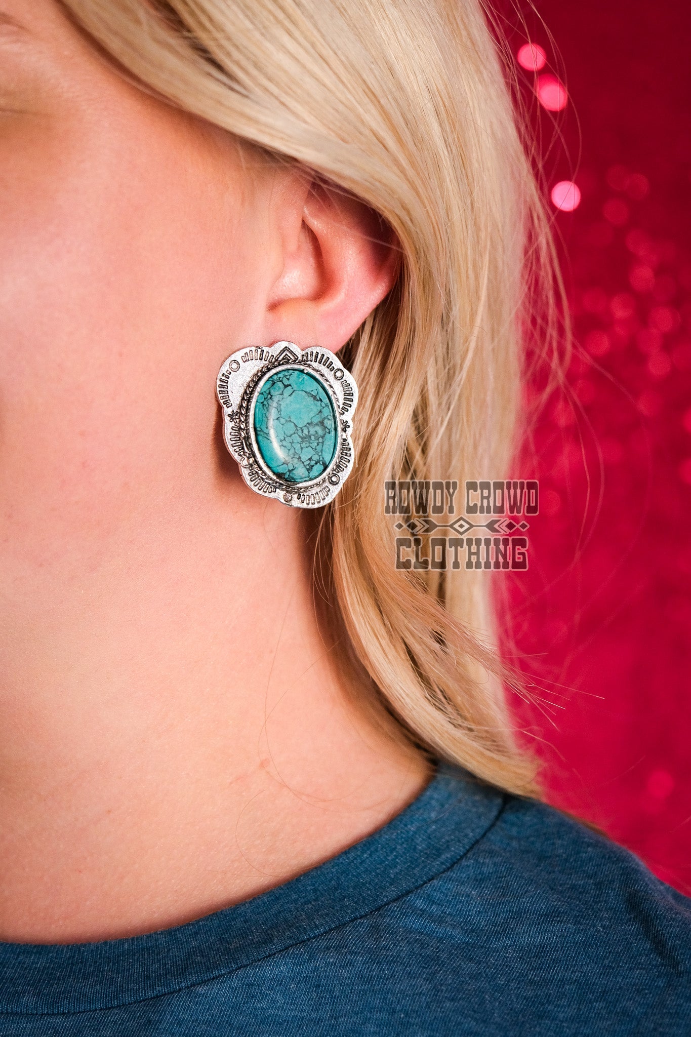 Western Accessories, Western Jewelry, Earrings for Women, Southwestern Jewelry, Western Jewelry Wholesale, Cowgirl Jewelry, Western Wholesale, Wholesale Accessories, Wholesale Jewelry, western boho earrings, silver and turquoise earrings, turquoise stone earrings, turquoise stamped earrings, turquoise jewelry, turquoise earrings, western earrings