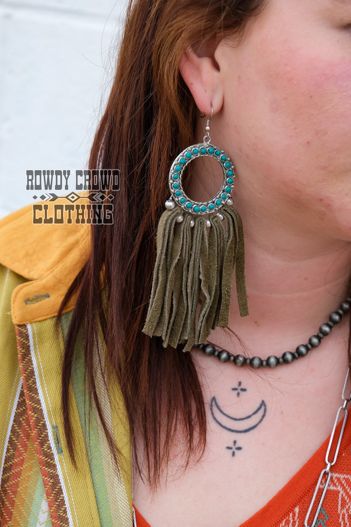 Western Accessories, Western Jewelry, Earrings for Women, Southwestern Jewelry, Western Jewelry Wholesale, Cowgirl Jewelry, Western Wholesale, Wholesale Accessories, Wholesale Jewelry, fringe earrings, green, sage green