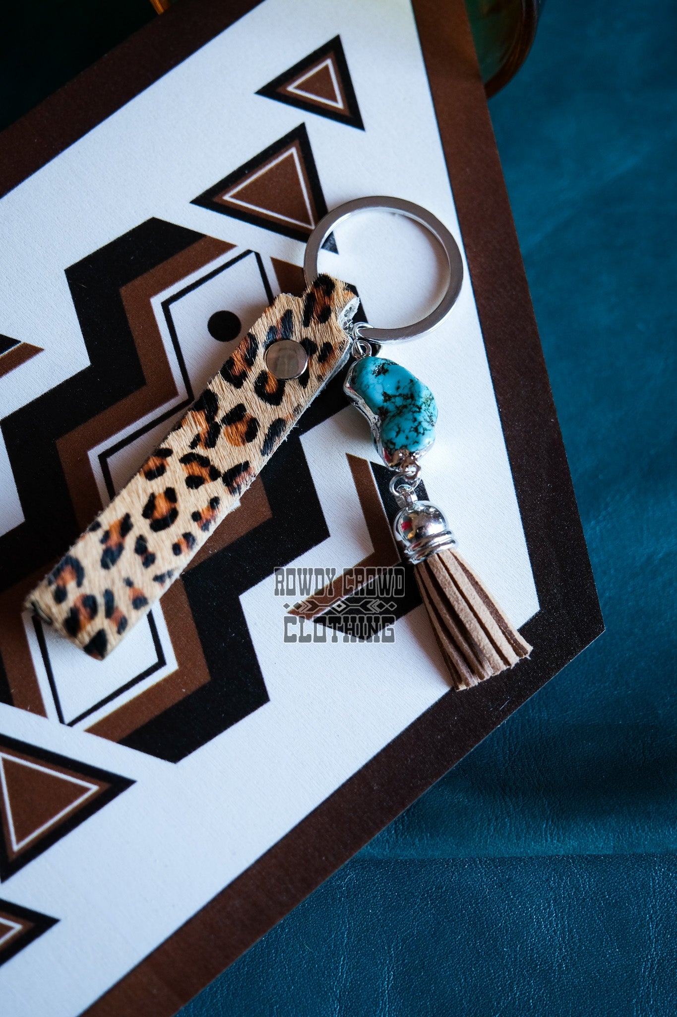 western accessories, western keychains, western key chain, cowgirl keychain, western key rings, western style keychains, wholesale clothing and jewelry, wholesale accessories, western wholesale, western leopard print, western cheetah print, turquoise, leopard print, cheetah print,