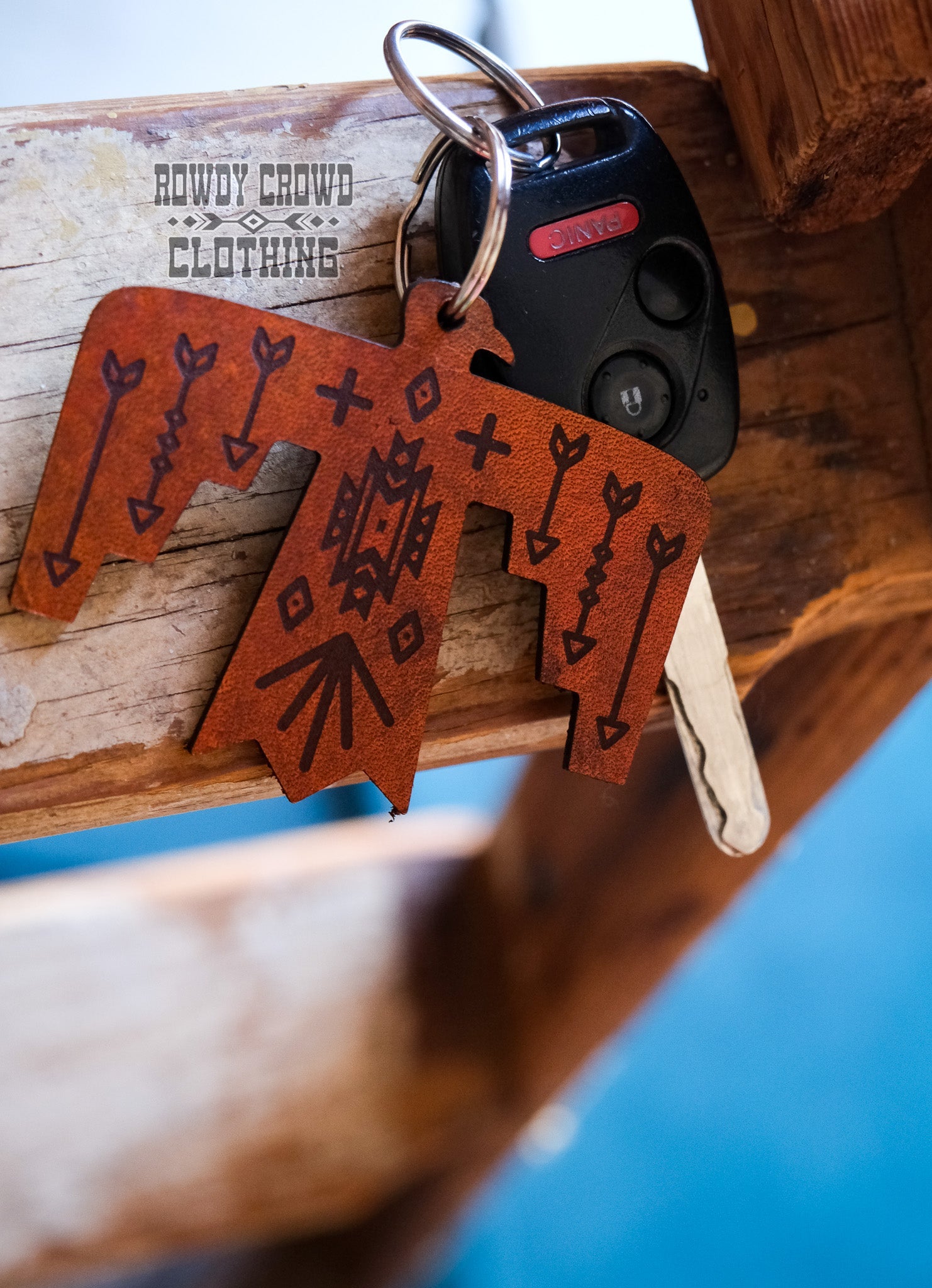 western keychains, western accessories, leather keychain, western accessories, western car accessories, western wholesale, western wholesale accessories, keychains, thunderbird keychain