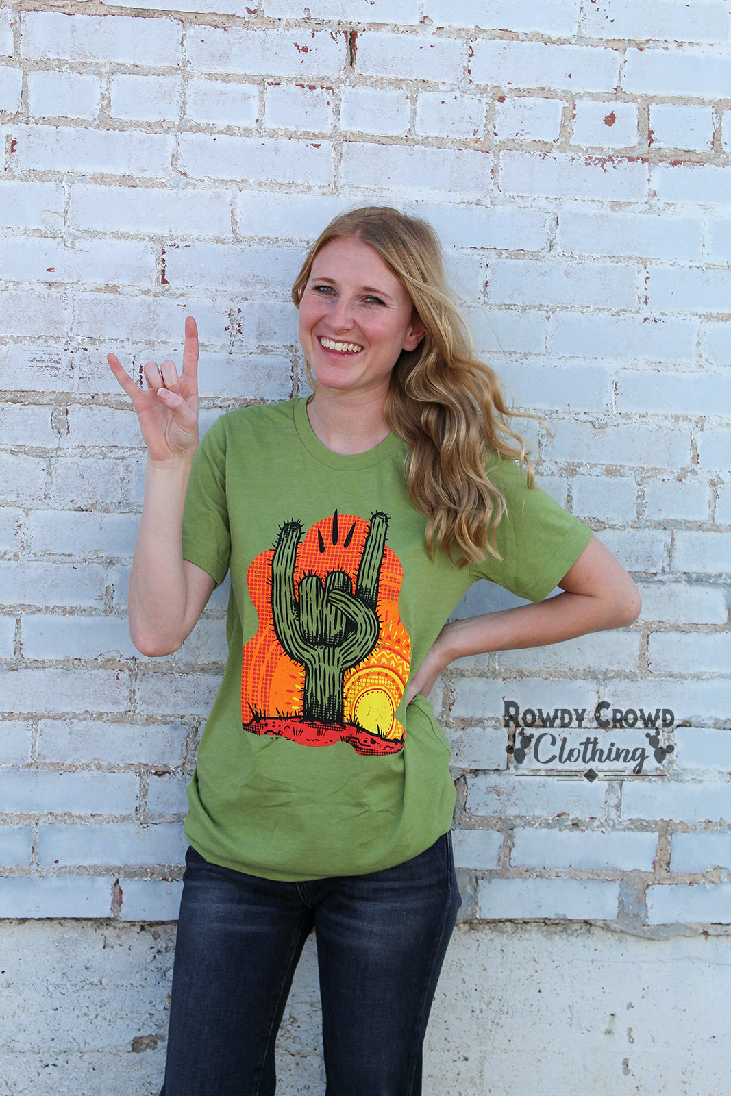 Rock On Cactus Tee