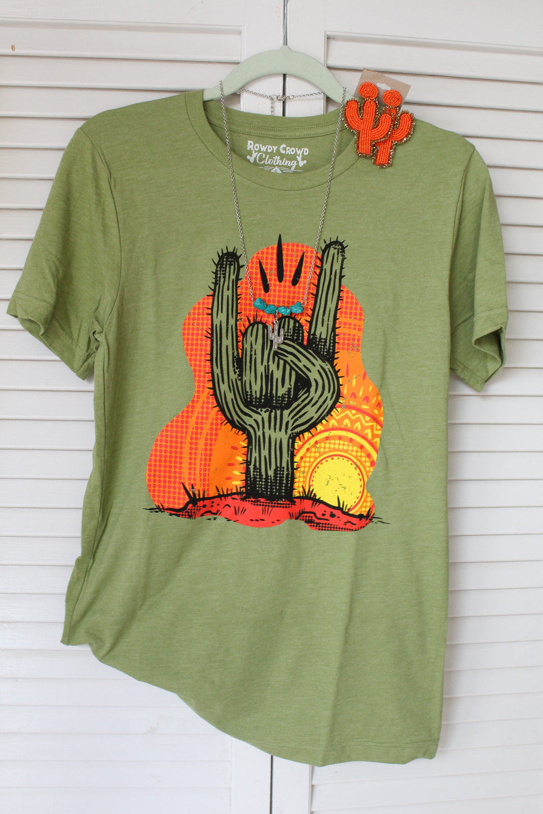 Rock On Cactus Tee