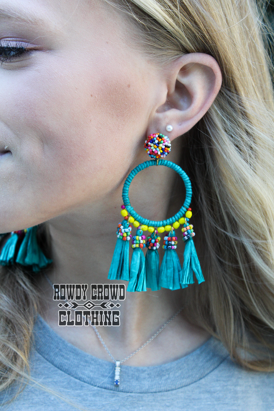 Sea Side Circle Earrings