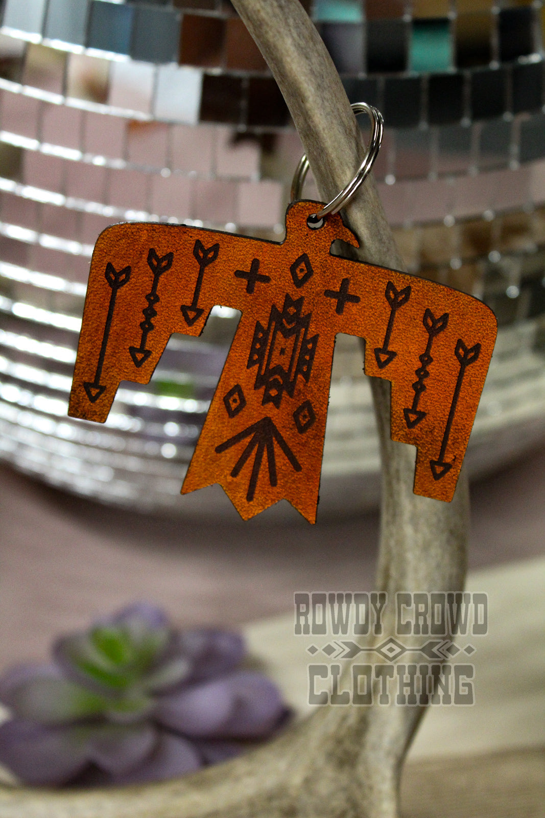 western keychains, western accessories, leather keychain, western accessories, western car accessories, western wholesale, western wholesale accessories, keychains, thunderbird keychain