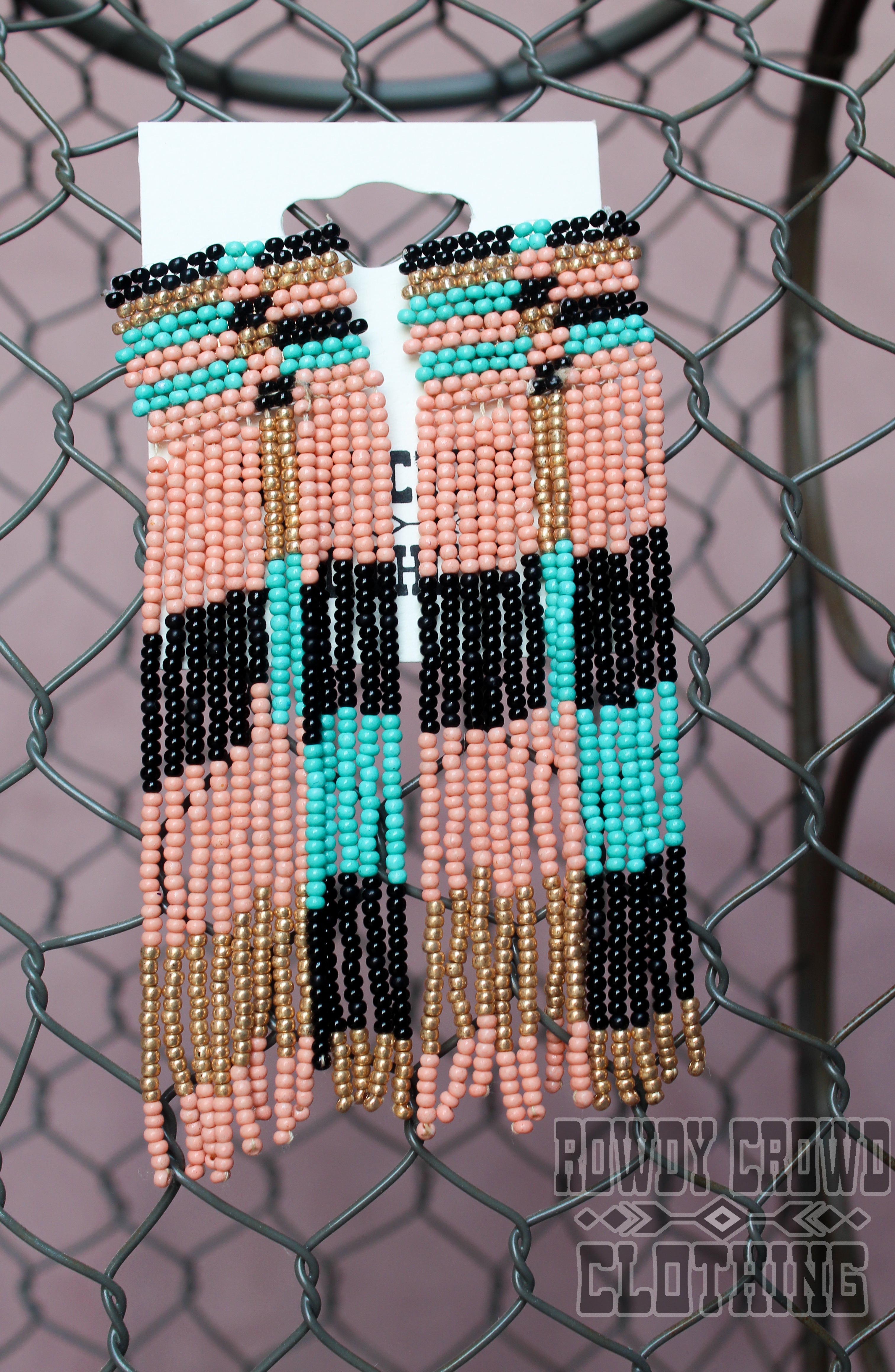 Western Accessories, Western Jewelry, Earrings for Women, Southwestern Jewelry, Western Jewelry Wholesale, Cowgirl Jewelry, Western Wholesale, Wholesale Accessories, Wholesale Jewelry, beaded earrings, beaded dangle earrings, western boho earrings,