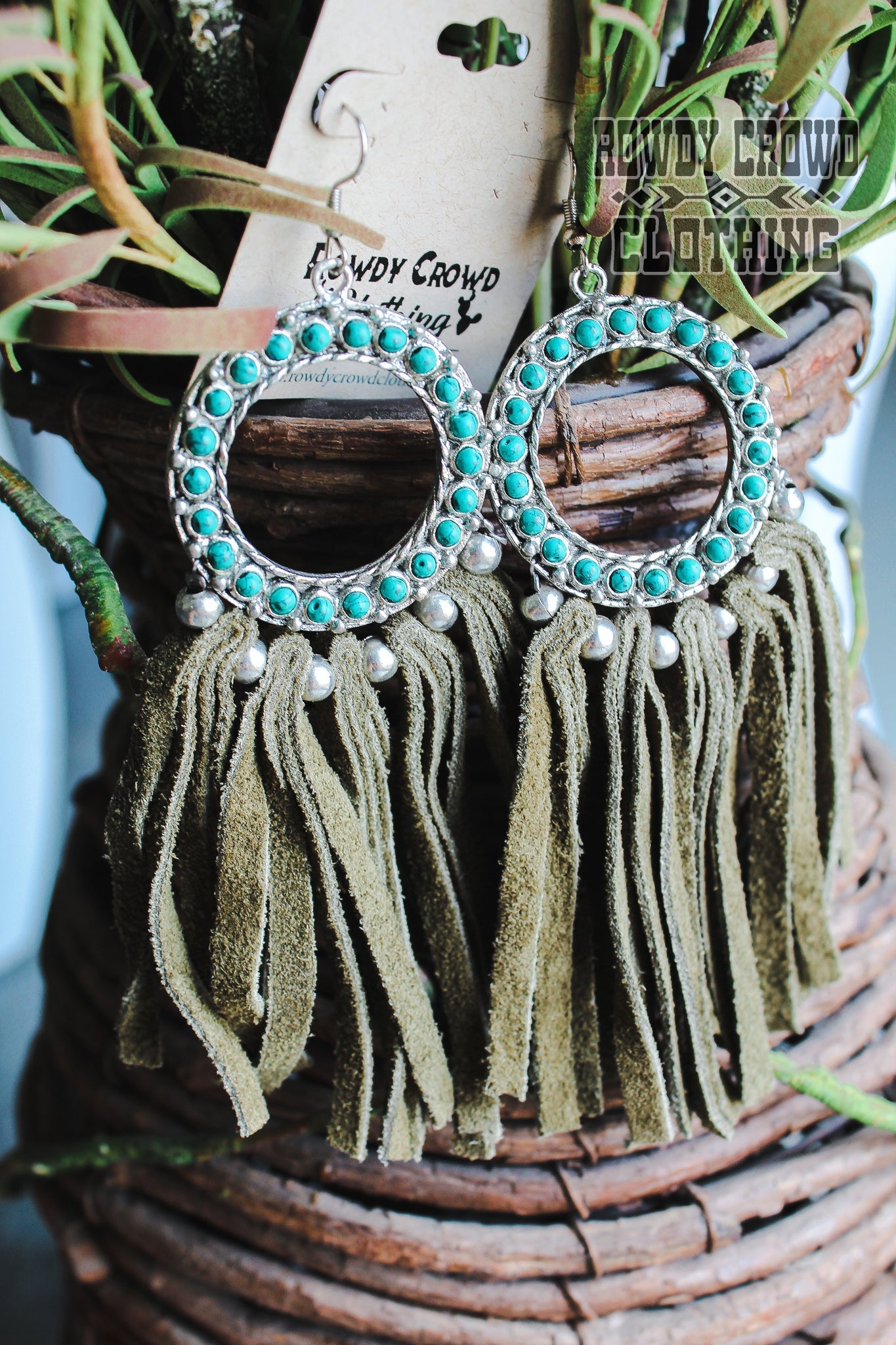 Western Accessories, Western Jewelry, Earrings for Women, Southwestern Jewelry, Western Jewelry Wholesale, Cowgirl Jewelry, Western Wholesale, Wholesale Accessories, Wholesale Jewelry, fringe earrings, green, sage green