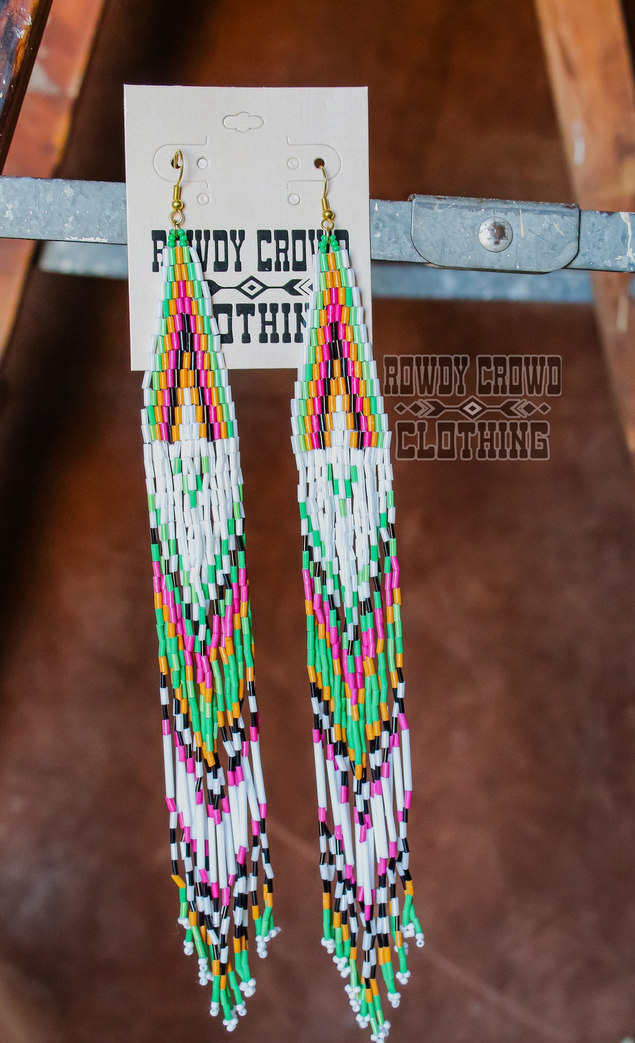 Western Accessories, Western Jewelry, Earrings for Women, Southwestern Jewelry, Western Jewelry Wholesale, Cowgirl Jewelry, Western Wholesale, Wholesale Accessories, Wholesale Jewelry, beaded earrings, beaded dangle earrings, western boho earrings,