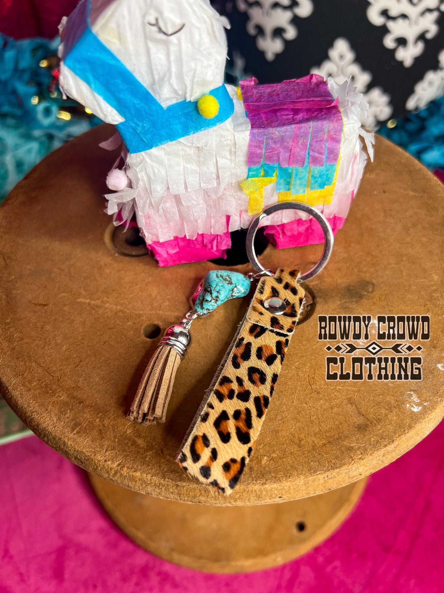 western accessories, western keychains, western key chain, cowgirl keychain, western key rings, western style keychains, wholesale clothing and jewelry, wholesale accessories, western wholesale, western leopard print, western cheetah print, turquoise, leopard print, cheetah print,