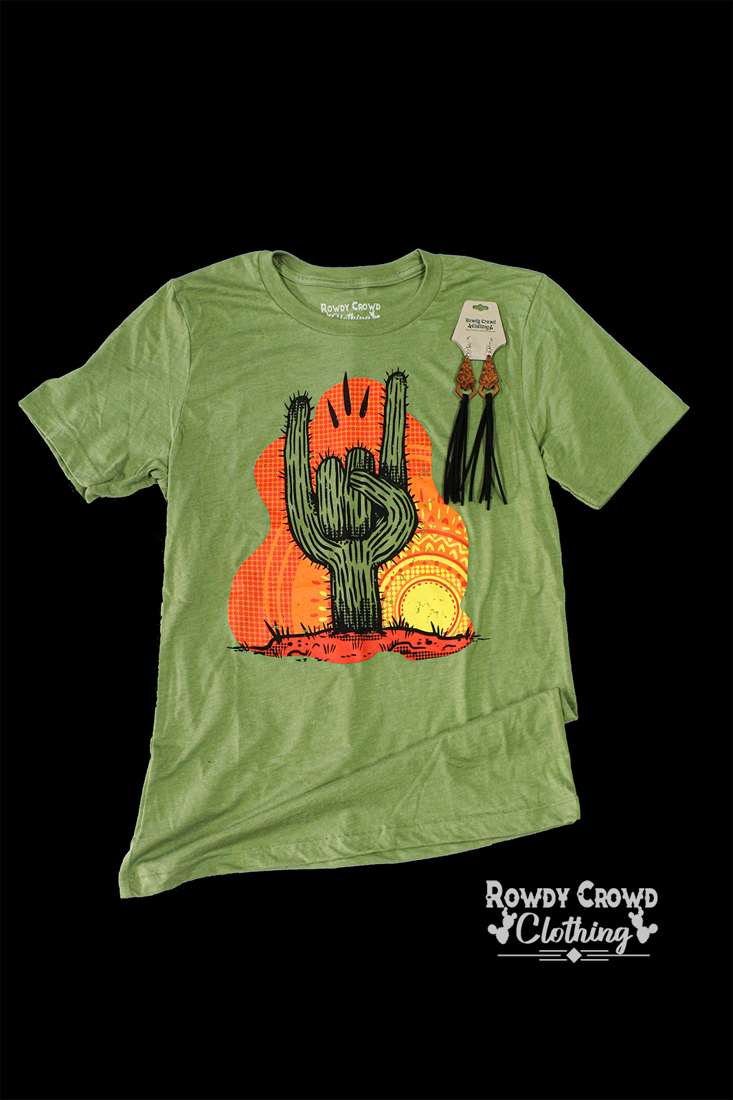 Rock On Cactus Tee