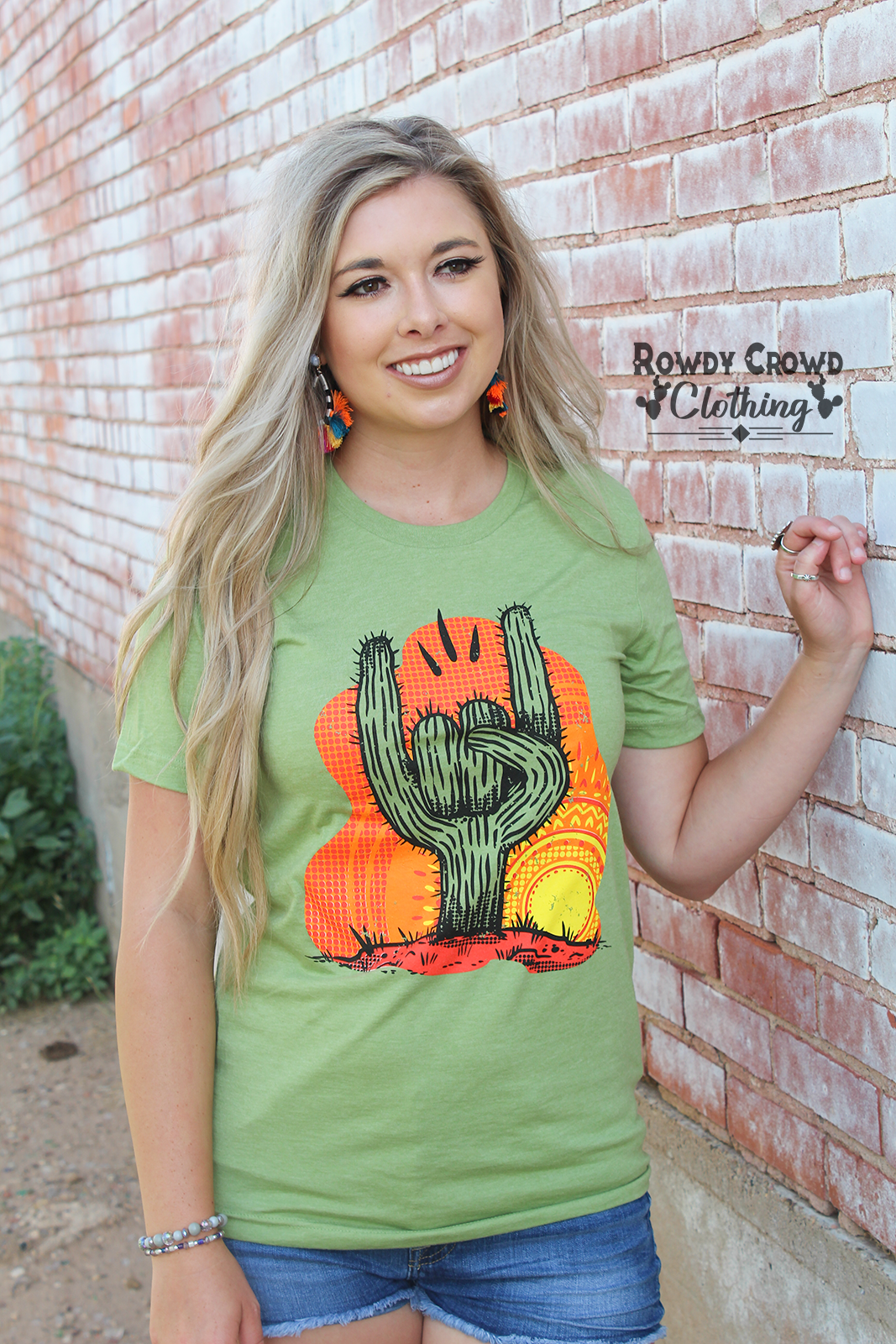 Rock On Cactus Tee
