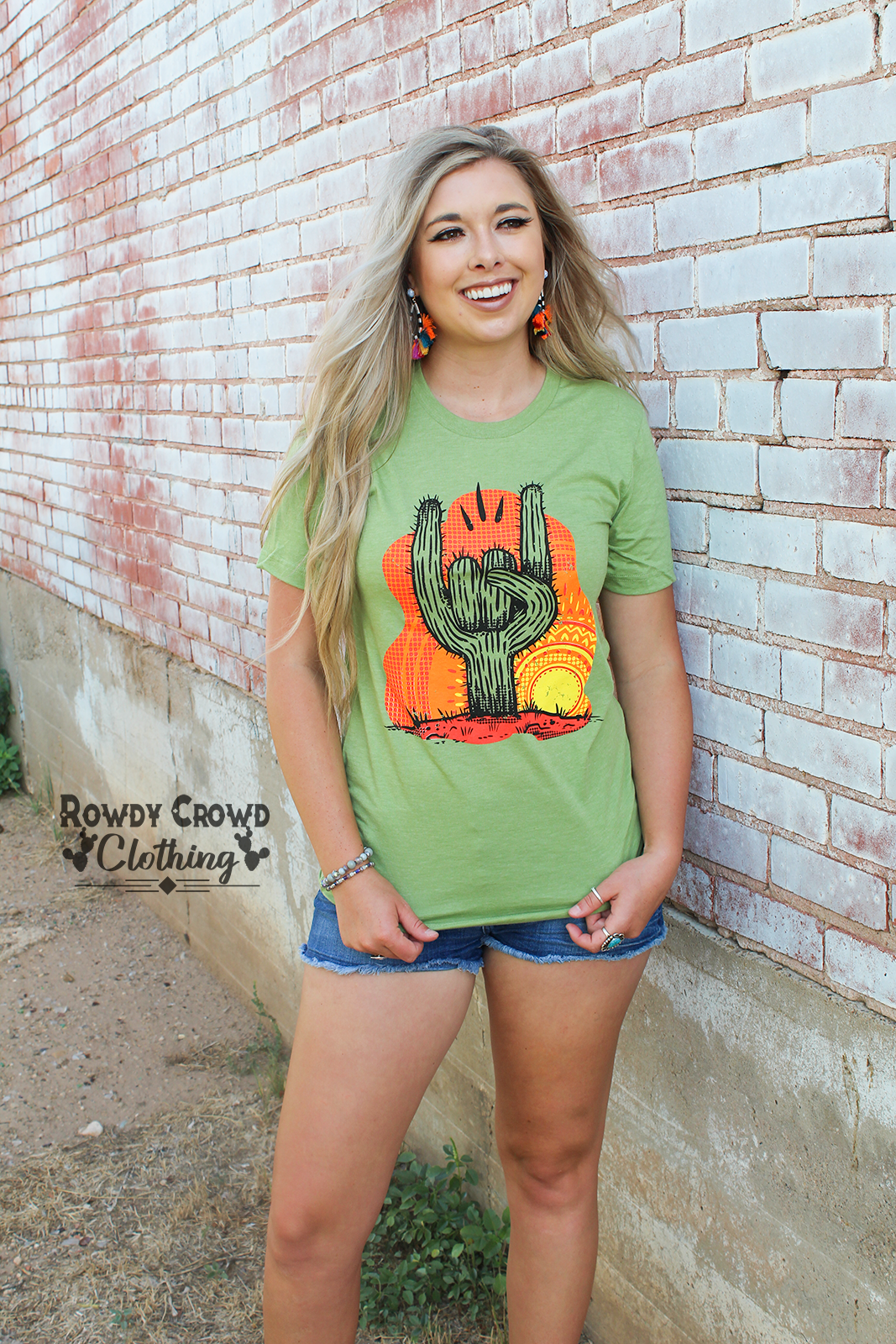 Rock On Cactus Tee