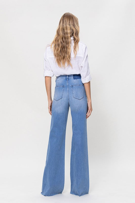 SUPER HIGH RISE WIDE LEG JEAN